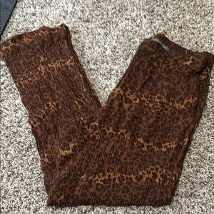 Blauer Brown Animal Print Pants